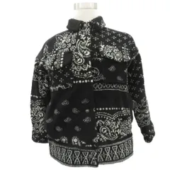 ダブルスタンダードクロージング ダブスタ DOUBLE STANDARD CLOTHING ボアジャケット 上着 ミドル丈 F 黒 ブラック ペイズリー柄 スタンドカラー 0205-510-213 /SY16 ■ECD005のサムネイル