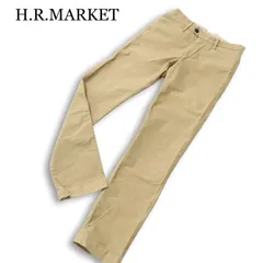 H.R.MARKET ハリウッドランチマーケット 通年★ ジャーマンクロス ストレッチ スリム パンツ 日本製 Sz.1 メンズのサムネイル