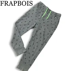 FRAPBOIS フラボア 通年★ スウェット トライアングル 総柄 イージー ジョガー パンツ Sz.1 メンズ ユニセックス グレーのサムネイル