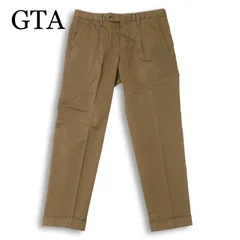 GTA ジーティーアー 春夏★ スリム ストレッチ テーパード スラックス パンツ Sz.44 メンズのサムネイル