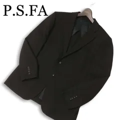 P.S.FA パーフェクトスーツファクトリー 春夏 背抜き Bielastico★ ストレッチ テーラード ジャケット Sz.100BB6 メンズ 黒のサムネイル
