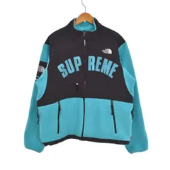 シュプリーム SUPREME × THE NORTH FACE ザノースフェイス 19SS Arc Logo Denali Fleece Jacket フリースジャケット デナリ ボア M 黒 ブラック 水色 NA11903Iのサムネイル