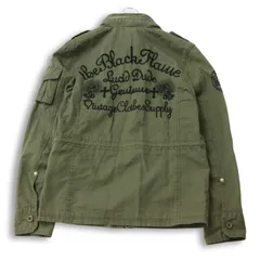 BLACK FLAME ブラックフレイム 通年★ 刺繍 M-65 ミリタリー フィールド ジャケット ブルゾン Sz.15 1/2 メンズのサムネイル
