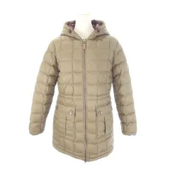 エディーバウアー EDDIE BAUER ダウンコート PS 茶 ブラウン フーディ ジップアップ キルティング /MN7 ■ECE006のサムネイル
