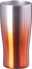 그라데이션 앰버 컬러 진공 단열 430ml 텀블러, 주류 스테인리스 스틸 하이볼, 단열, ASTG-433AC 아틀라스