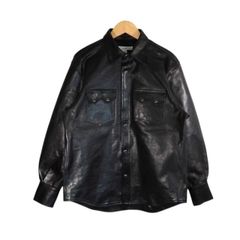 L MASSES HORSE LEATHER SHIRT VINTAGE W - メルカリ