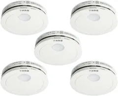 パナソニック けむり当番 住宅用 火災警報器 煙式 光電式 5個セット SHK48455K 火災報知器 寝室 居室 階段 廊下のサムネイル