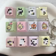 ちいかわ 4구 キーキャップ キーホルダー