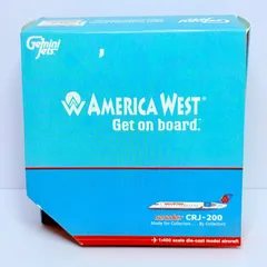 【中古品】Gemini Jets 1/400 Canadair CRJ-200 N37218 GJAWE514 AMERICA WEST ダイキャストのサムネイル