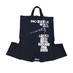 BLACK COMME des GARCONS × NIKE T-SHIRT TOTE BAG BLACK 19-K203 