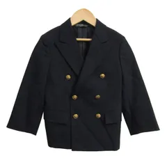 ポロバイラルフローレン テーラードジャケット アウター ダブル キッズ 男の子用 110サイズ ネイビー Polo by Ralph Lauren 【中古】のサムネイル