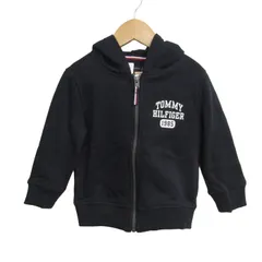 トミーヒルフィガー パーカー トップス ジップアップ スウェット キッズ 男の子用 XXS(2-3)サイズ ネイビー TOMMY HILFIGERのサムネイル