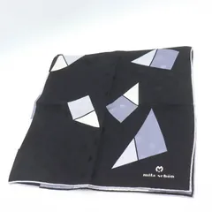 ミラショーン スカーフ ブランド チェック柄 レディース ブラック mila schon 【中古】のサムネイル