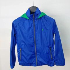 美品 ポロ ラルフローレン キッズ フレア ウインドブレーカー ネイビー 