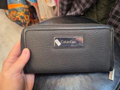 CKカルバン・クライン ソーダ 長財布 ラウンドファスナー カード段12