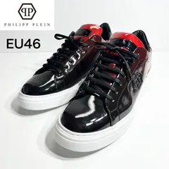 【極美品】PHILIPP PLEIN フィリッププレイン パテントレザー メンズ スニーカー 46 大きめ 30cmのサムネイル
