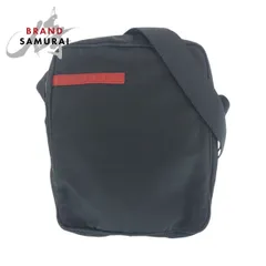 美品 PRADA SPORTS プラダスポーツ テスート ブラック 黒 シルバー金具 ナイロン ショルダーバッグ ポシェット レディース 505676【中古】のサムネイル