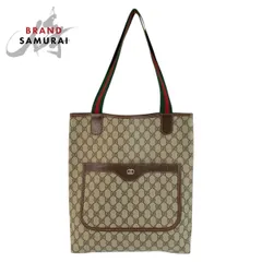 美品 GUCCI グッチ シェリーライン ベージュ GGスプリームキャンバス 002 123 6487 トートバッグ ショルダーバッグ レディース 601896【中古】