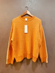 (新品) スタイルナンダ オレンジ バイカラー ニット Sのサムネイル