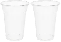신제품 하이코 클리어 컵 9온스 칼리버 78 x 높이 100 x 하단 직경 48mm 50개 004525004 (x2)