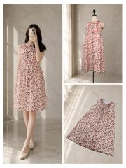 ANNA SUI アナスイ USA製 シルク100% 花柄 ワンピース Mサイズ - メルカリ