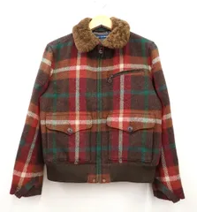 ★8269☆RALPH LAUREN ラルフローレン チェックボアブルゾン　Mのサムネイル