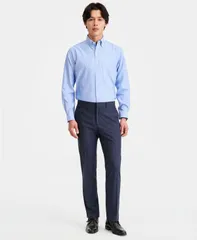 케네스 콜 남성용 하의 캐주얼 팬츠 케네스 콜 리액션 남성용 윈도우페인 슬림핏 테크니콜 수트 세퍼레이트 팬츠