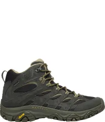 Merrell 남성용 신발 부츠/레인 부츠 Merrell 남성용 모아브 3 미드 방수 하이킹 부츠 블랙/벨루가 블랙