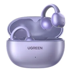 UGREEN 이어커프 이어폰 블루투스 5.4 하이파이 음질 (ENC AI 통화 노이즈 캔슬링 기능 포함) [오픈 이어/이어 클리핑/완전 무선/IPX5 방수/최대 30시간 재생] Purple ry b6d82319
