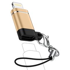新品 Ocbuo Type Cからライトニング変換 防紛失ストラップ付 タイプC Lightning変換アダプタ OTG機能 急速充電/高速データ転送 USB C(メス)-Lightning(オス）iPhone・iPad・AirPodsなどiOS機器対応