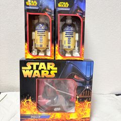 [미개봉] 스타워즈 정리 판매 R2-D2 샴푸 병 2점 & 시계(시계) 1점 2005년 세가 프라이즈
