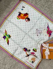 Louis Vuitton × 村上隆コラボ スカーフ カレ90 限定セールです - メルカリ