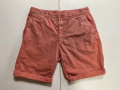 RRL ダブルアールエル オフィサーチノショートパンツ 34 ボルドー