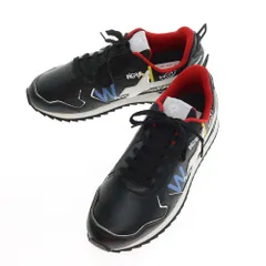 【新品アウトレット】ウィズ（W6YZ） W6YZ JM241-1A70G 合成皮革 スニーカー ブラック【サイズ43】【メンズ】のサムネイル