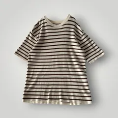 【SHIPS別注】 バトナー　BATONER　ボーダー　スムースボーダーニットTシャツ　半袖カットソー　Tシャツ　シップスのサムネイル