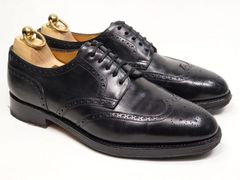 e0071 美品 トリッカーズ コードバン 8.5 黒 Leather Soul - メルカリ