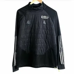 adidas アディダス  RICOH リコー BlackRams ブラックラムズ  長袖 中綿 ピステ ラグビー ウエア Lのサムネイル