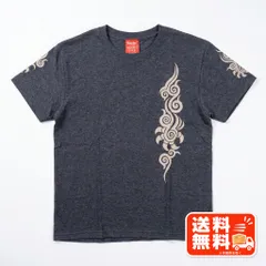 HabuBox ハブボックス トライバル柄 Tシャツ ダークグレー メンズのサムネイル
