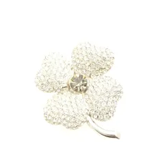 美品 FOXEY BOUTIQUE フォクシー ブローチ クローバー レディース AN3144 のサムネイル