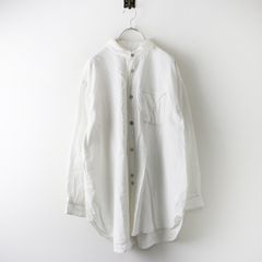 Spick＆Span SOMELOS バンドカラー オーバーシャツ チュニック丈 