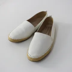 マーガレットハウエル アイデア MARGARET HOWELL idea キャンバス エスパドリーユ スリッポンシューズ 22.5cm ホワイト／【2400015026602】のサムネイル