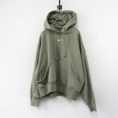 ウィメンズ ナイキ NIKE スポーツウェア フェニックス フリース プルオーバー パーカー XS グリーン／セットアップ対応【2400015023519】のサムネイル