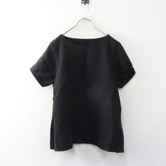 美品✨ネストローブ リネン100％ ワイド 半袖 シャツ ブラウス モカ 