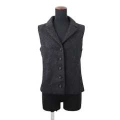 シャネル ベスト ツイード ココマーク レディースサイズ38 P78192 CHANEL アウター 黒のサムネイル