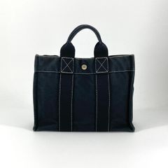 HERMES ドーヴィル MM ブラック トートバッグ ハンドバッグ A4収納可