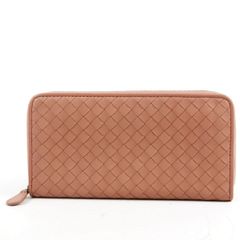【新品同様・未使用】BOTTEGAVENETA ボッテガヴェネタ イントレチャート ラウンドファスナー長財布 ブランド小物【JG51】