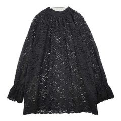 年末限定❗️【新品】ハグオーワーCLOTH&CROSS 長袖レース使いチュニック cloth&cross Hug O War レースモックネックチュニックブラウス 定価