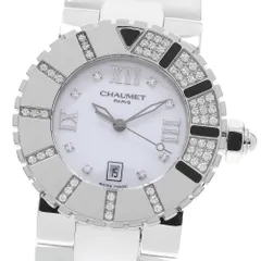 ベルト訳あり ショーメ Chaumet W0621N-24C クラスワン デイト ダイヤベゼル クォーツ ボーイズ _963321のサムネイル