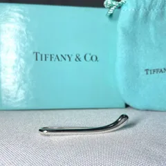美品 Tiffany ティファニー エルサペレッティ ビーン ティアドロップ スターリングシルバー ネクタイピン タイピン タイバー 付属ありのサムネイル