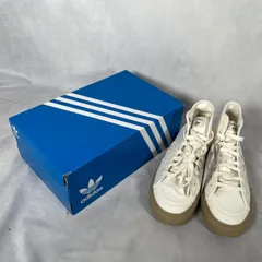 【管2605-459】adidas アディダス Nizza HI RF ホワイト スニーカー 25.0cm タグ付きのサムネイル
